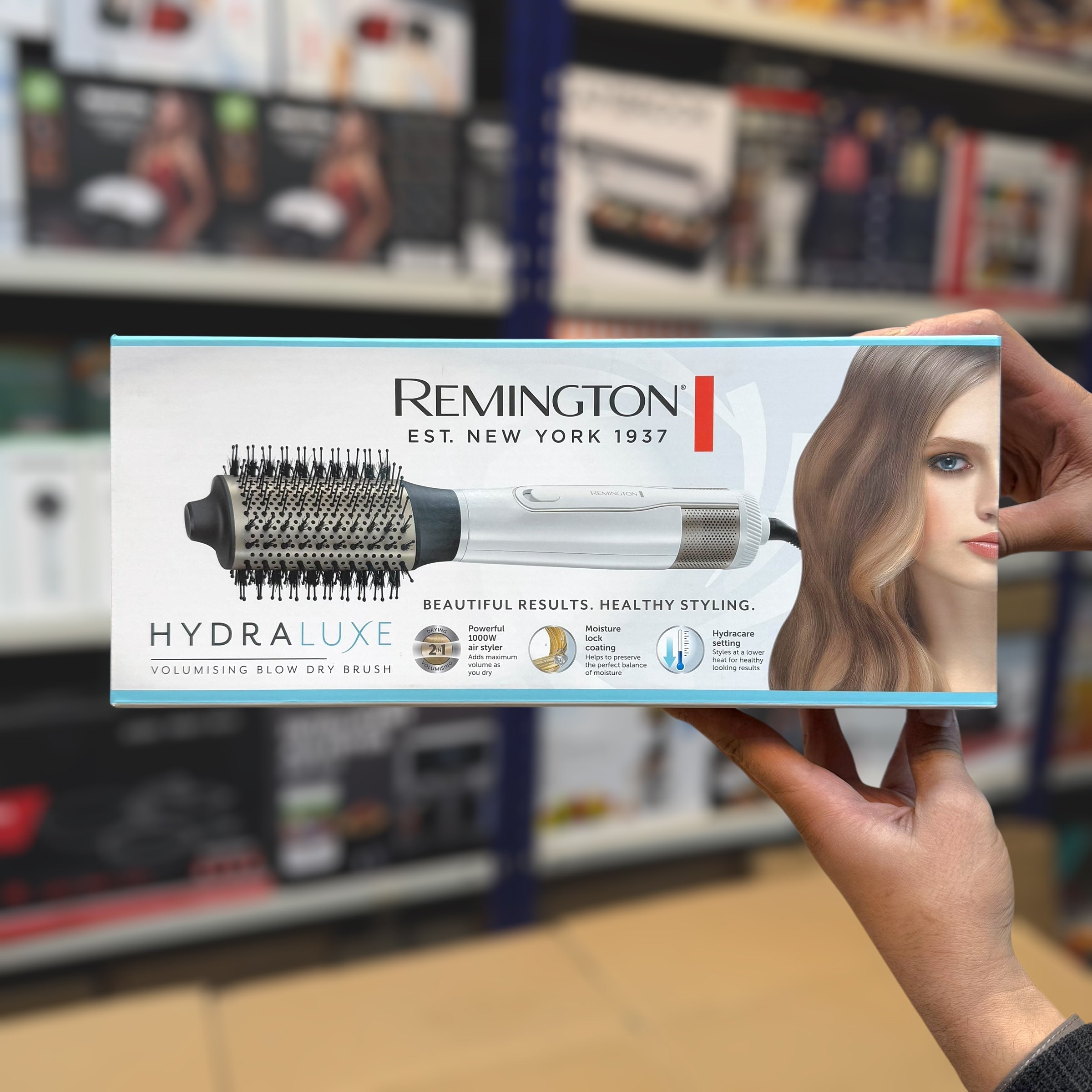 USA Remington Hydra Luxe Volumising Blow Dry Brush