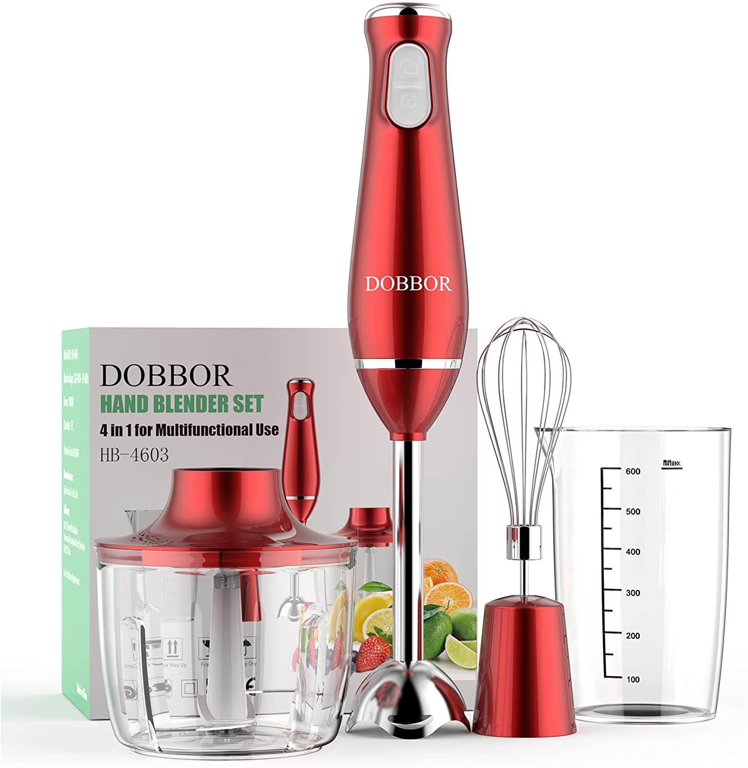 DOBBOR 4 in 1 Hand Blender - UK Amazon Lot Import