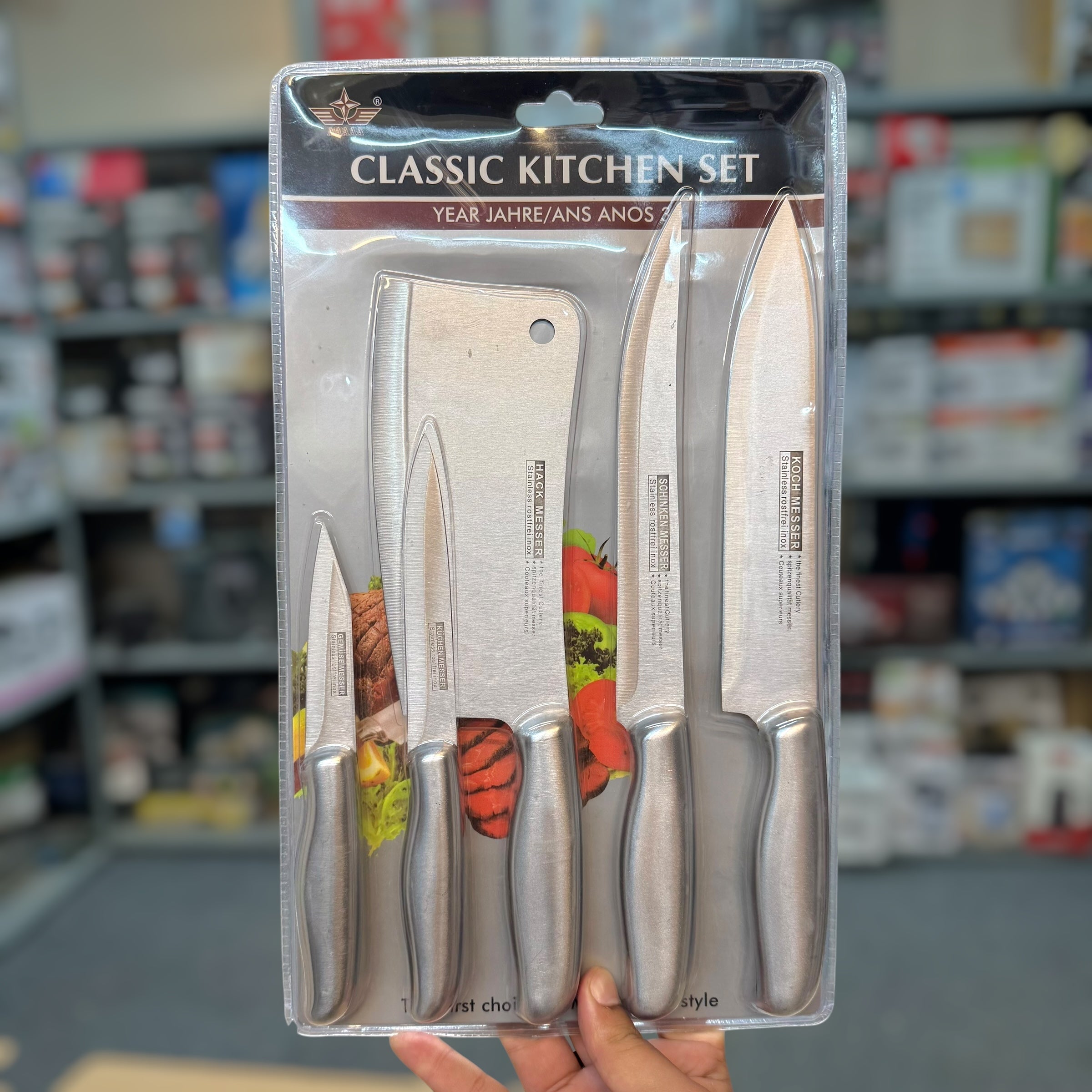 5 Pieces Kitchen Knives Set