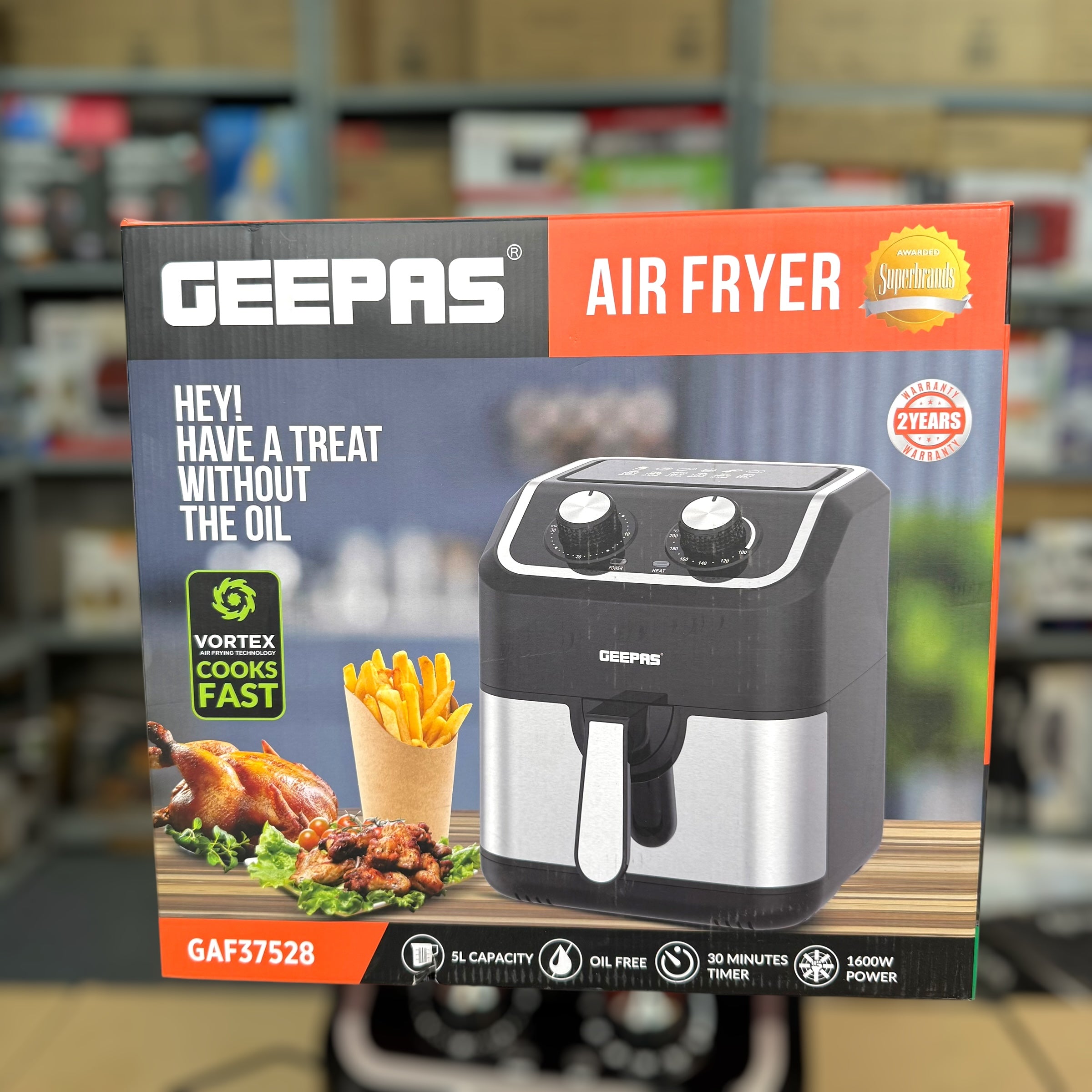 Geepas 5L Air Fryer