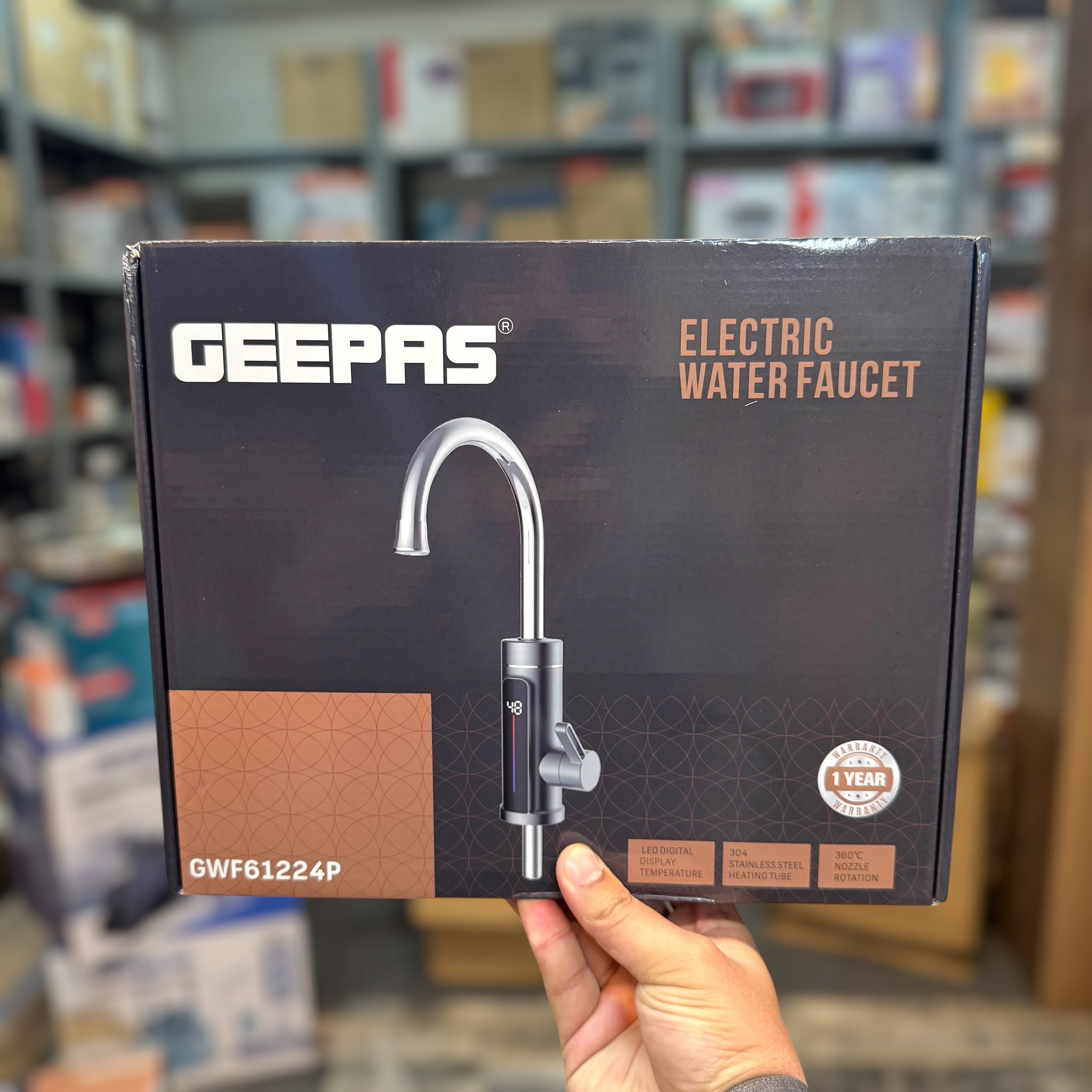 Geepas Electric Water Heating Faucet