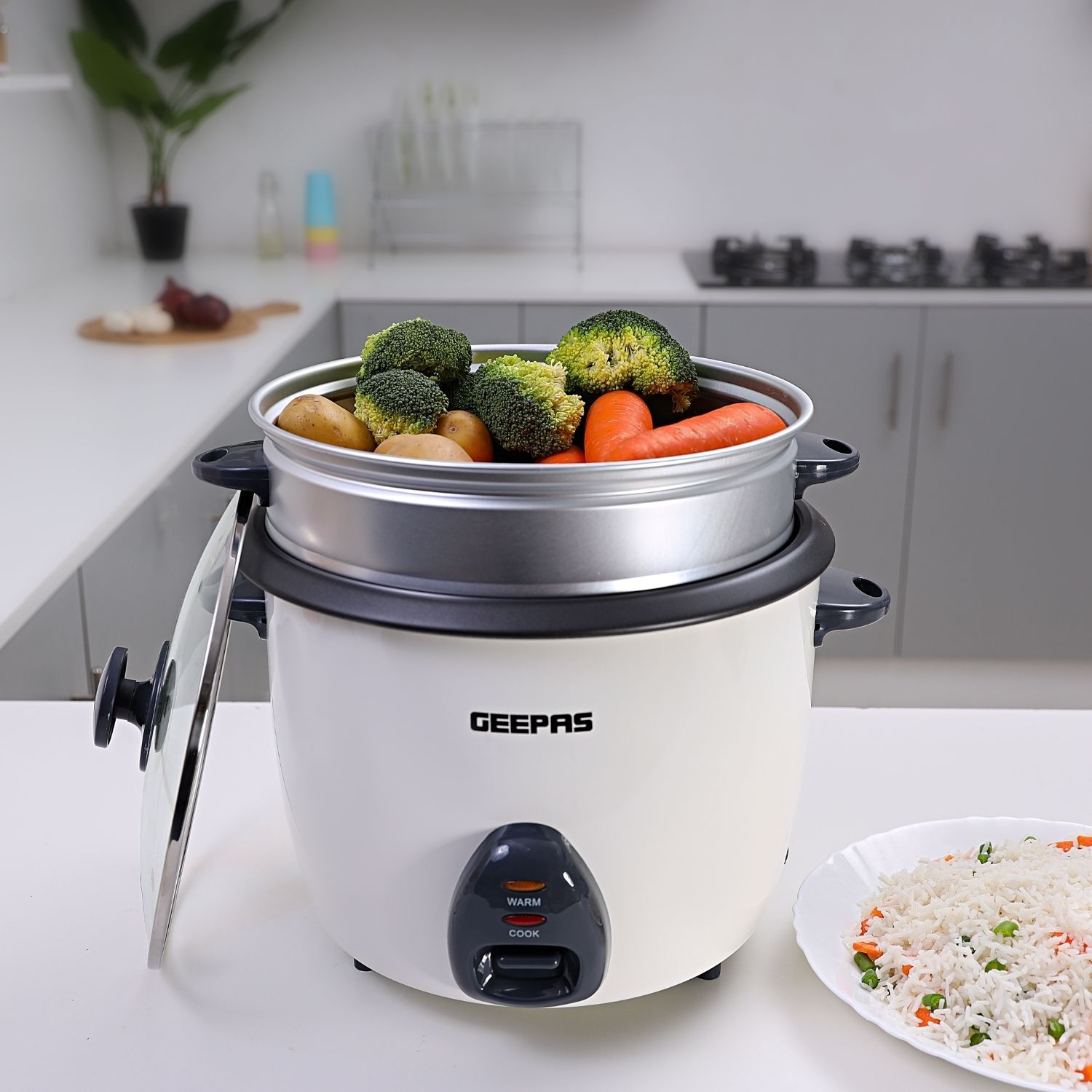 Geepas Automatic 2.8L Rice Maker GRC4327N